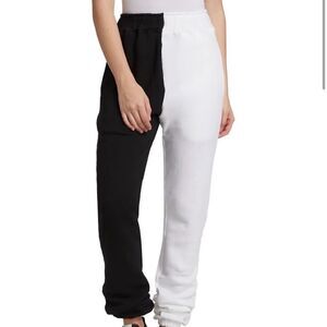 La Detresse The Lovers Leo Sweatpants in Black White Women’s Large